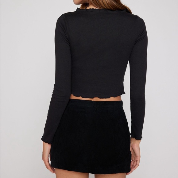 New with tags melissa long sleeve tie front top from urban outfitters - Picture 3 of 6